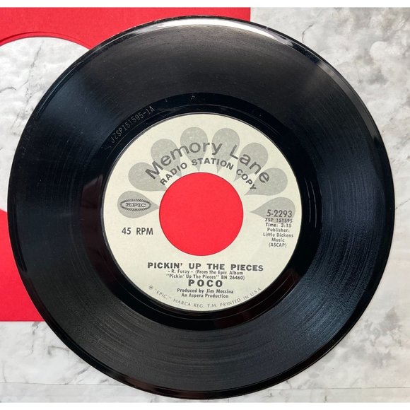 Poco My Kind of Love / Pickin Up the Pieces 45 Rock Folk Promo Reissue - Picture 6 of 6
